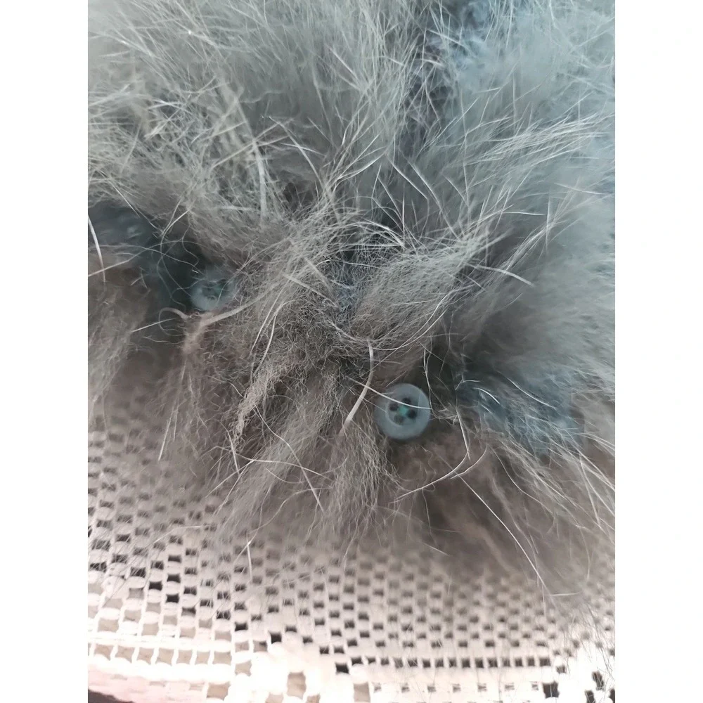 Alice + Olivia Green Dyed Genuine Artic Fox Fur Scarf 56